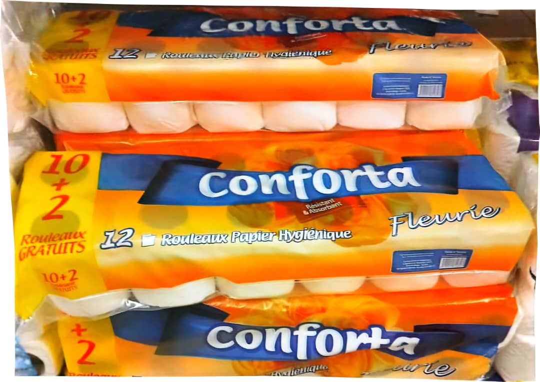 Papier Hygiénique Conforta Fleuri